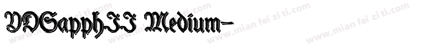 YDSapphII Medium字体转换